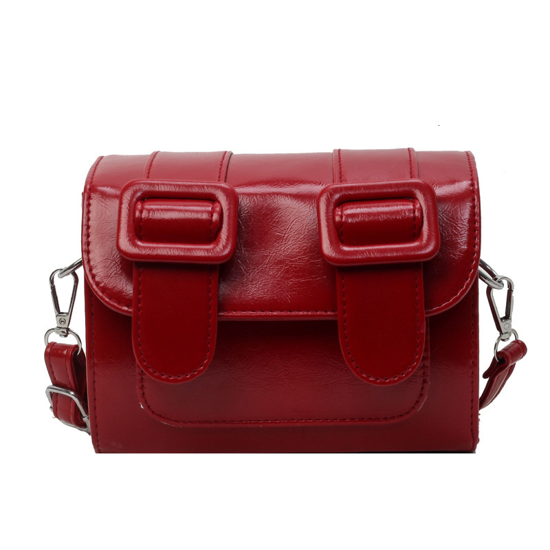 Top Quality Brand High Quality New Style French Style Unique Trendy Belt Women's Bag New Single Shoulder Crossbody Small Square Bag New Free Deli