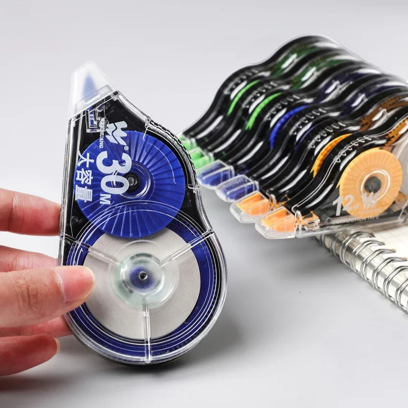 Correction Tape 12m/30m/60m Large-capacity Multi-specification Correct pen Diary Scrapbooking Student School Office Supplies 250624