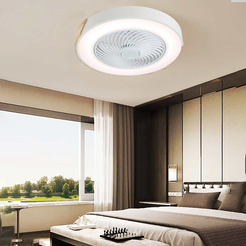 Artistic Ceiling Fan Light - 3 Colors, 6 Speeds, Modern LED Combo