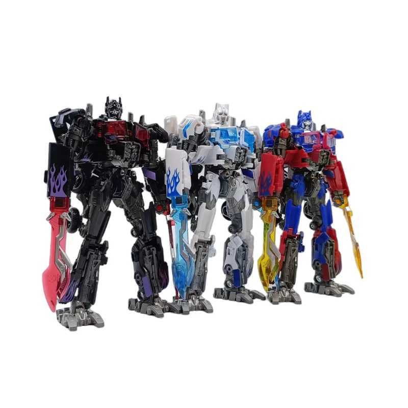Transforming Toy Robot Figure Movie Classic Autobot Commander Dual Sword Weapon Childrens Birthday Gift X250628