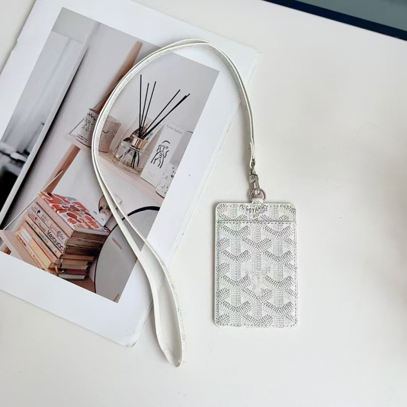 Designer Fashion Work Card Holder Necklaces Hanging Rope Pendant Card Bags Student ID cards bag leather Wallets for Men Women Mini Purse CardHolder Luxury lanyard