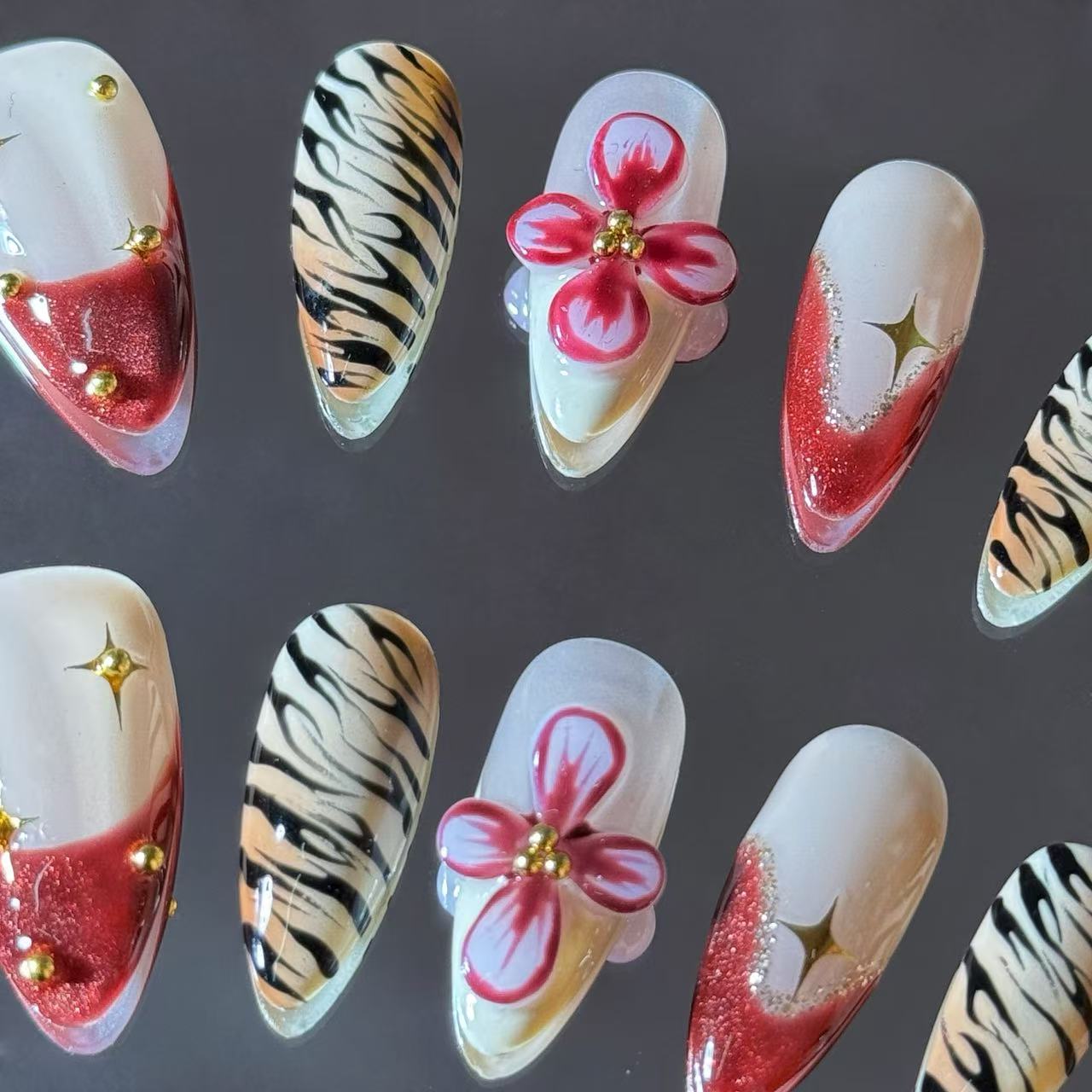 Premium Handcrafted Press-On Nails - Durable & Easy-to-Reuse