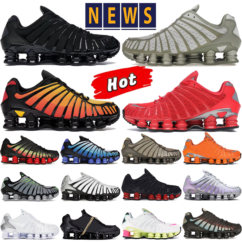Mens designer TL running shoes Black white Metallic Hematite Sunrise Light Army Khaki Ironstone Platinum Volt Fire Red fashion men women sports sneakers trainers