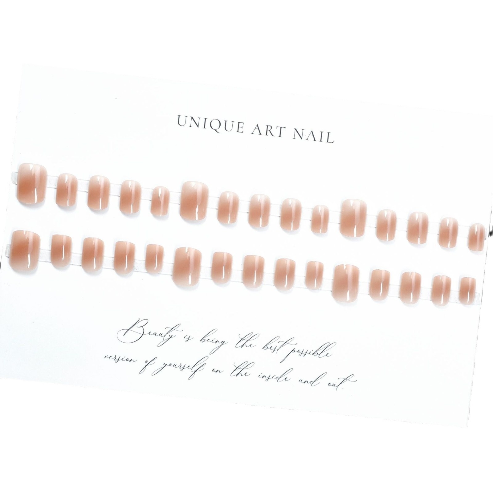 Gentle Early Summer Stickers Wearable Detachable Fairy Student Short Blush Fake Nail Pieces