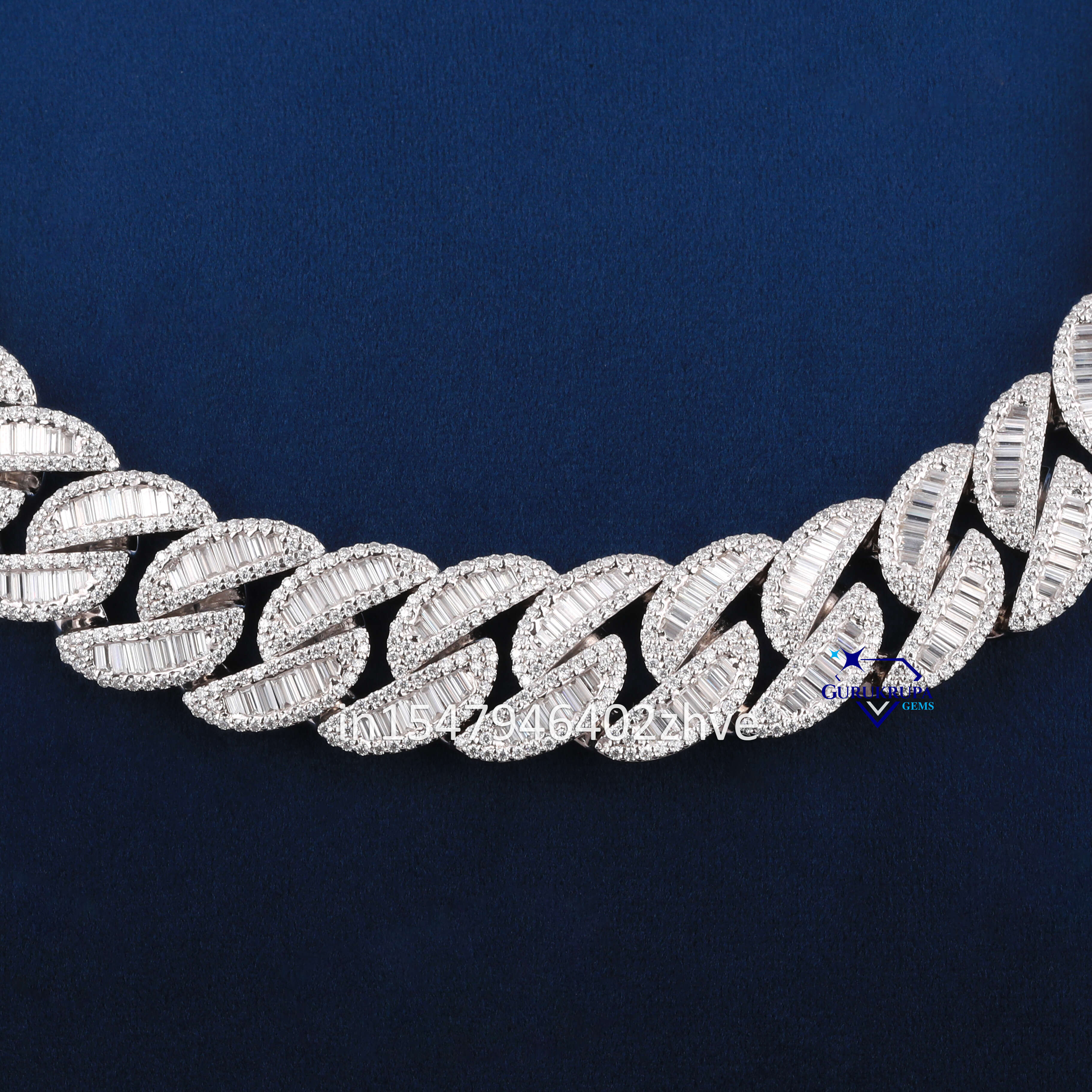 Hip Hop High Quality Heavy 925 Sterling Silver 18 MM Moissanite Diamond Cuban Link Chain for Mens Necklaces