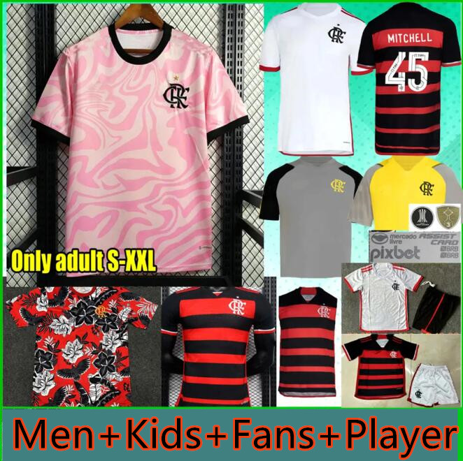 2025 2026 Flamengo football Shirt Retro 1981 Remake B.HENRIQUE L.ARAUJO JUNINHO 24 25 26 MATHEUS G. Women camisa Football Shirt Mens kids Uniforms
