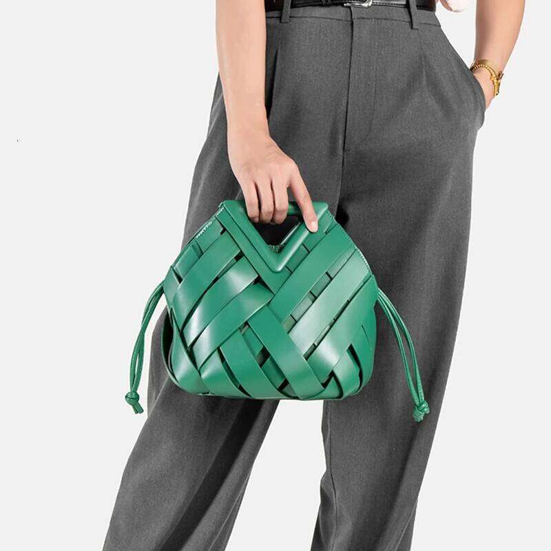 Women's Bags Designer Trendy Women Woven Top Handle Purses And Handbags Fashion Crossbody Shoulder Bag High Quality PU Tote Travel Phone Purse