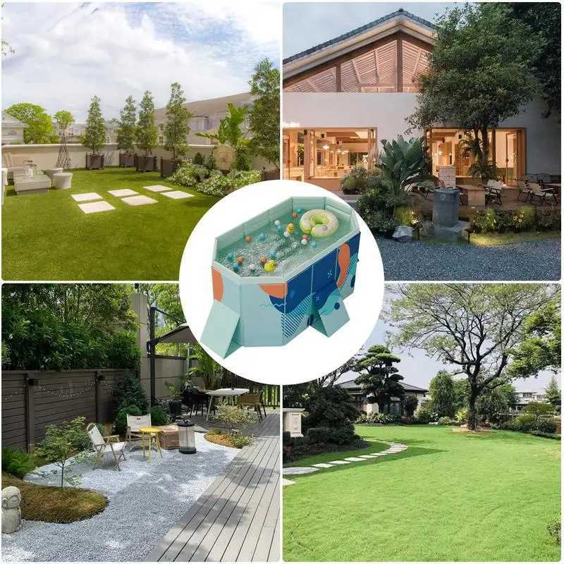 Swimming Pool Non-inflatable Folding Easy Installation Thickened PVC Family Bathing Pool Toy Outdoor Folding Swimming Pool X2506281