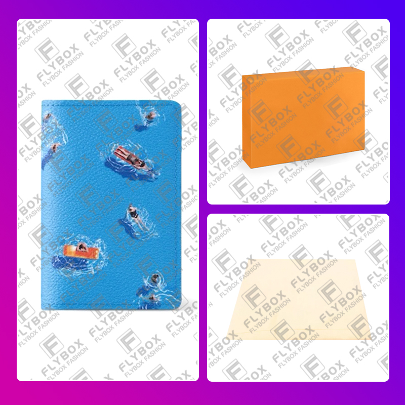 Wallet M14879 M14878 M14875 M14862 Passport Coin Cover M14881 M14880 Purse Key Pouch Credit Card Holder Unisex Fashion Casual Luxury Designer Top Quality 975