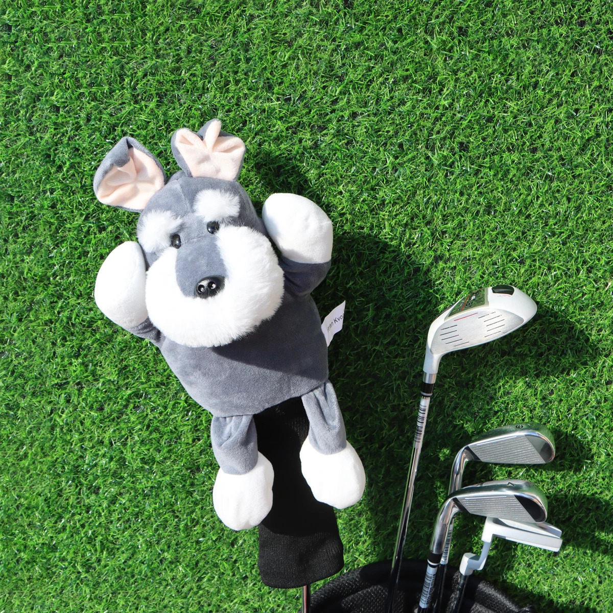 Cute Dog Animal Golf Club Covers Head Covers For Driver Fairway Golf Club Headcover For Golfer Lover Golf Accessories For Men 250628