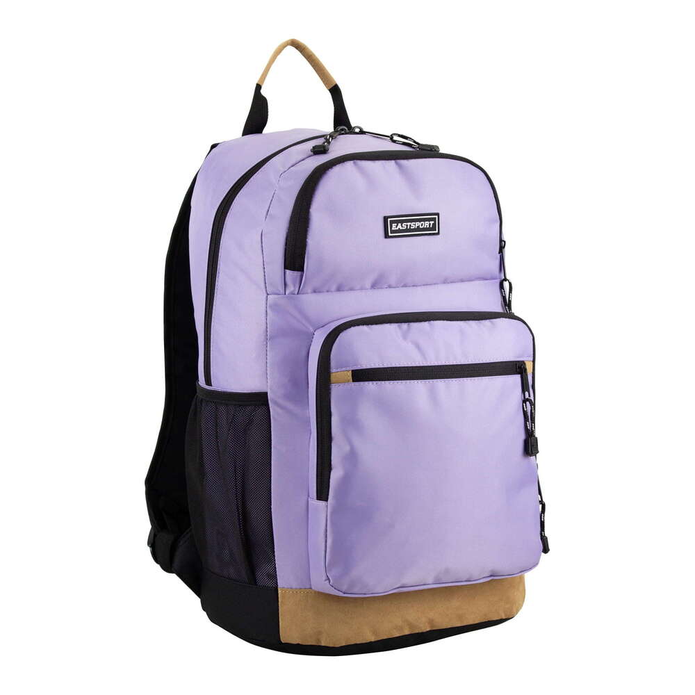 Eastsport Unisex Essential Backpack, Lavender/Suede