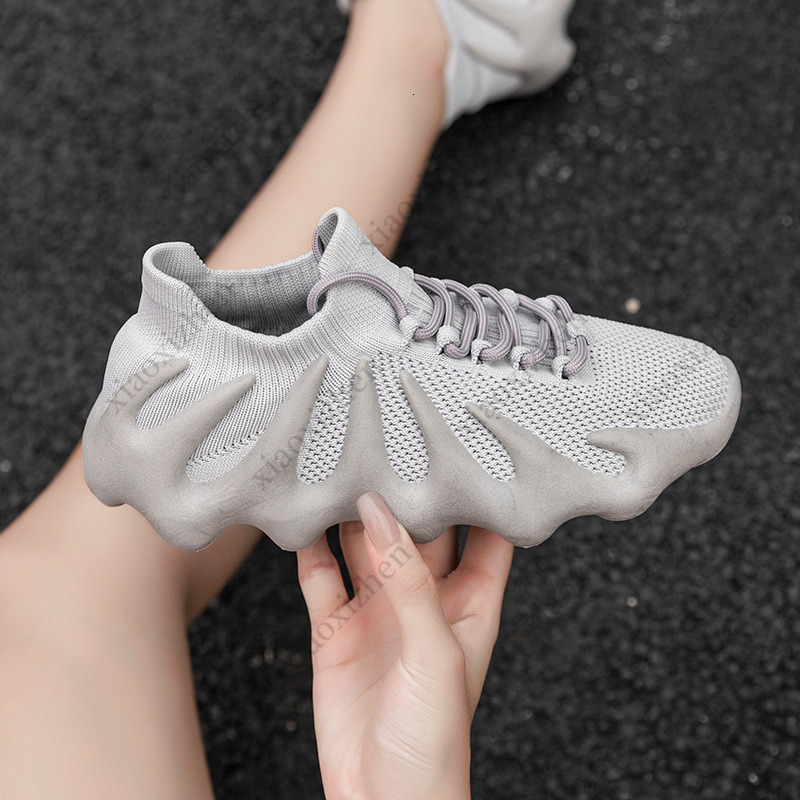 Free Shipping Delivery New Women's Shoes Shoes Breathable Mesh Sock Designer women's shoes Shoes Ins Versatile Sneakers Size 48 Large Size