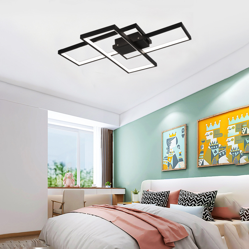 Contemporary Ceiling Lamp - RGBW, Adjustable Brightness, IR Remote