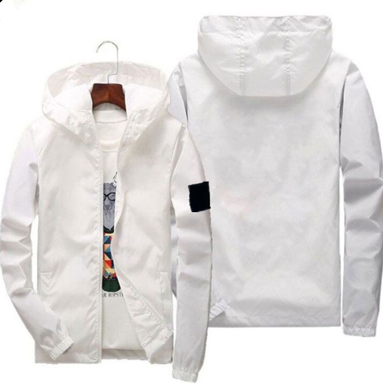 Luxury brand windbreaker men's hooded lightweight sunscreen suit women spring/summer jacket sleeve arm badge designer clothing