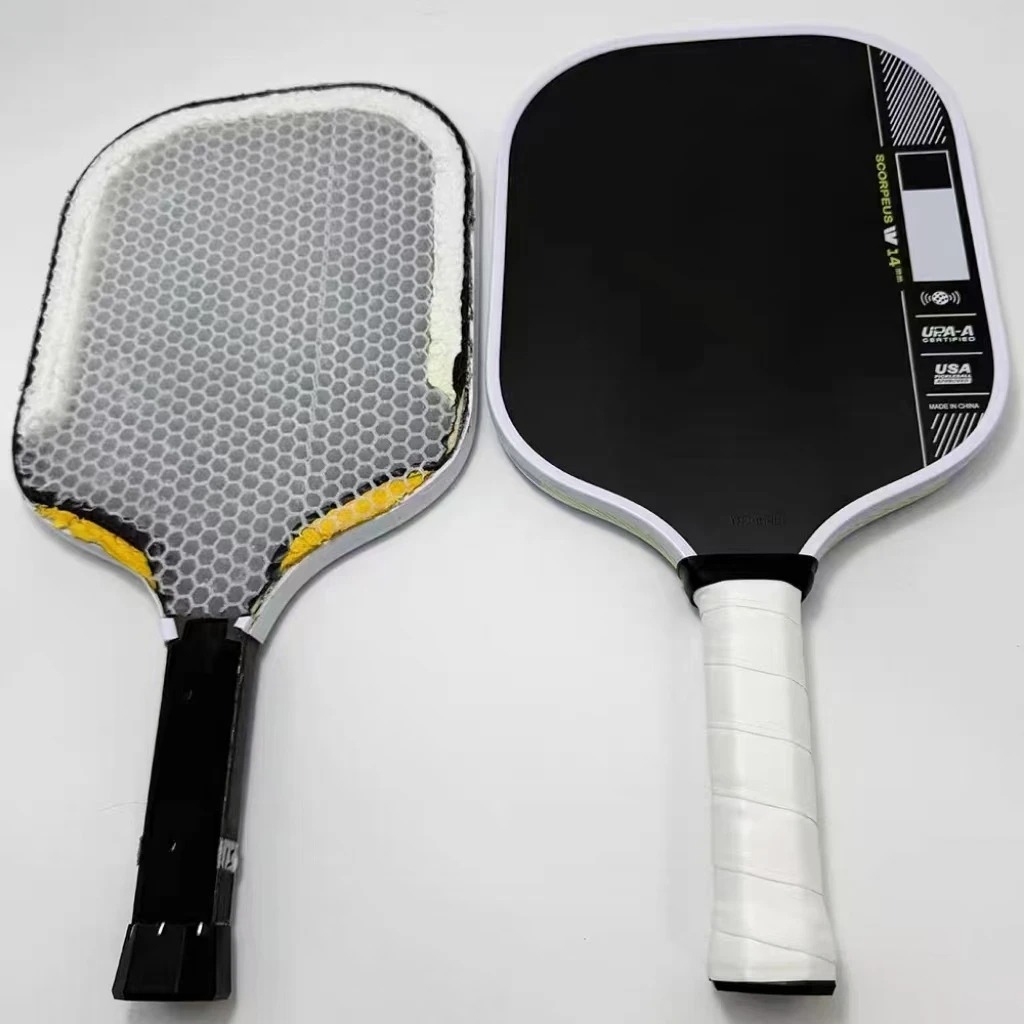 Scorpeus Pro IV Pickleball Paddle 16mm 14mm OEM Gen4 TFP Foam Core T700 Carbon Fiber Pickleball Racket Increases Spin & Po