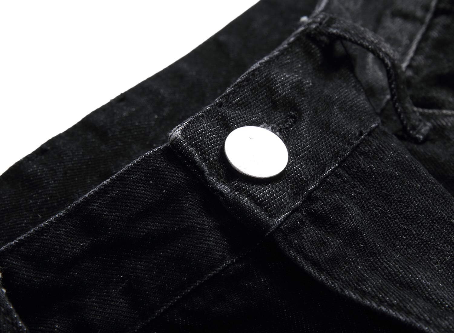 Designer jeans, luxurious pants, sporty and casual pants, men's worn-out jeans, retro washed slim-fit straight-leg jeans, blue jeans, torn trouse