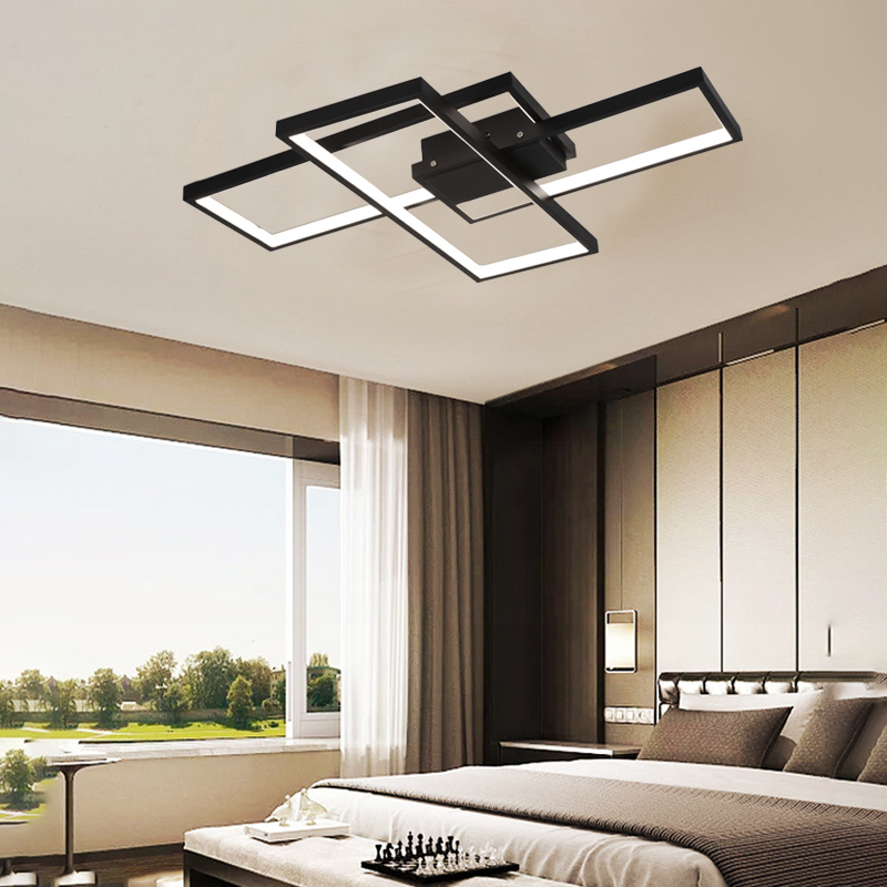 Contemporary Ceiling Lamp - RGBW, Adjustable Brightness, IR Remote