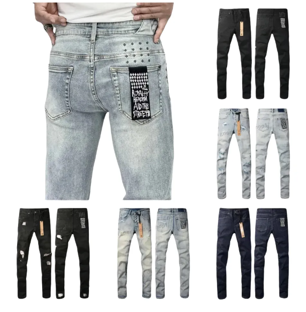 ksubi jeans for mens designer jeans ksubi shorts streetwear white Hight Quality Embroidery Jeans motorcycle grey paint ripped stretch bone halloween Skinny jeans j