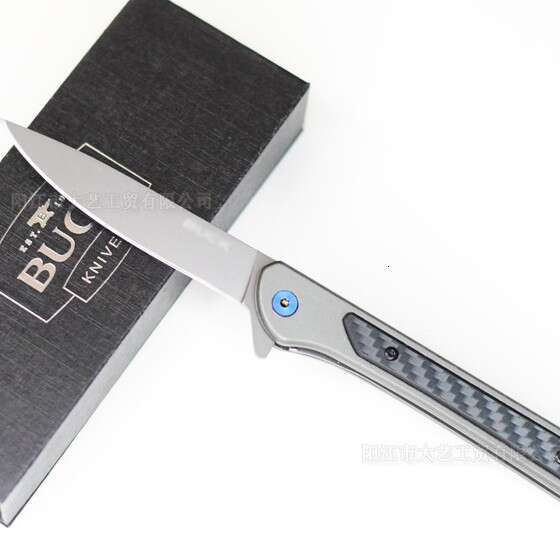 Stainless Steel Outdoor Folding High Hardness Pocket Knife Portable Camping Self-defense Titanium Alloy