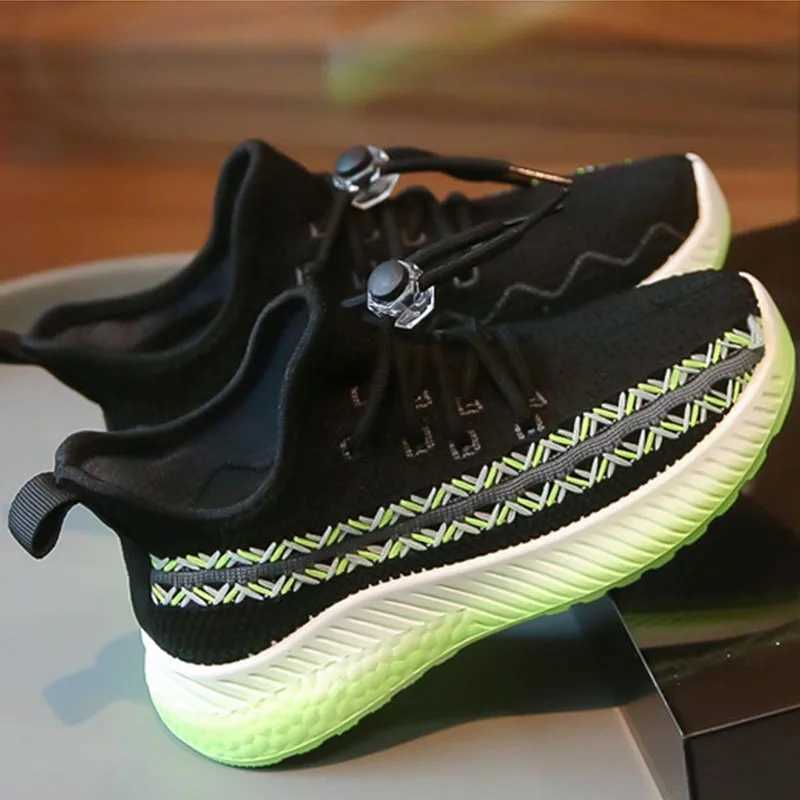 Kids Sneakers Sports Baby Soft Breathable Running Knitting Infant Teenage Boy Girl Lightweight Shoes Breathable Running Shoes XJ250628