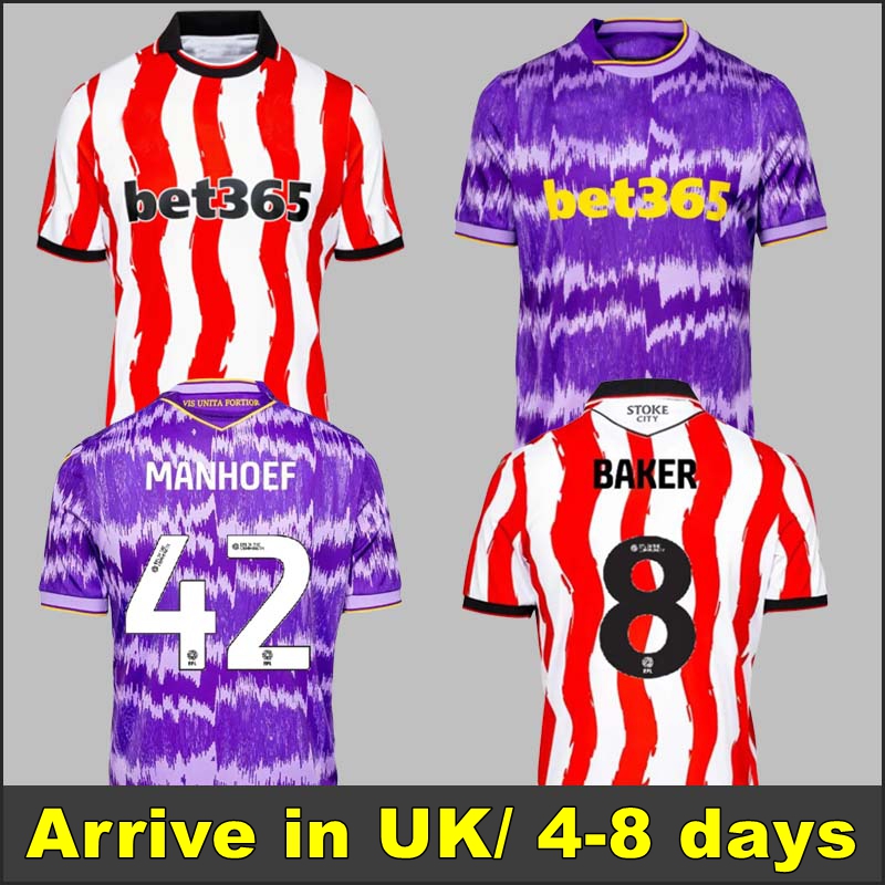 25 26 Stoke soccer jersey City 2025 2026 BAKER BAE WILMOT MANHOEF home away third football shirt