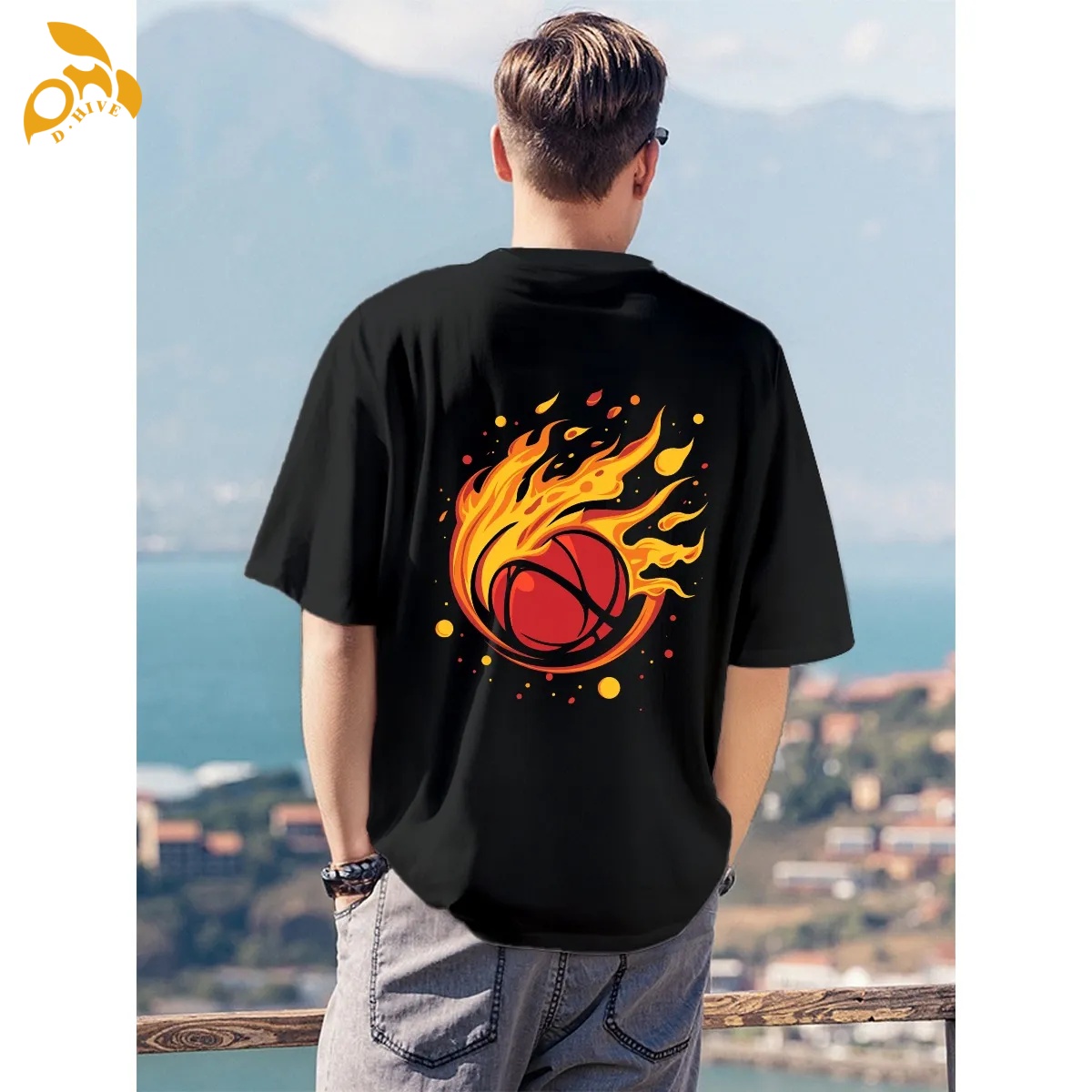 free shipping customized definition for Men's T-Shirts For The USA|180GSM Front & Back DTF high quality popular S-3XL comfortable