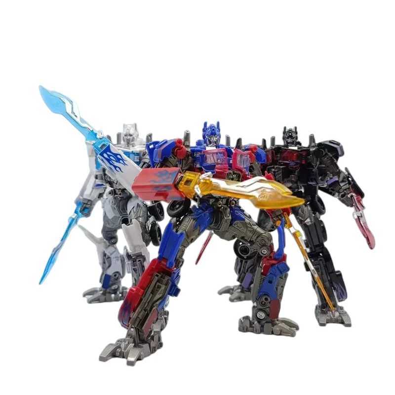 Transforming Toy Robot Figure Movie Classic Autobot Commander Dual Sword Weapon Childrens Birthday Gift X250628