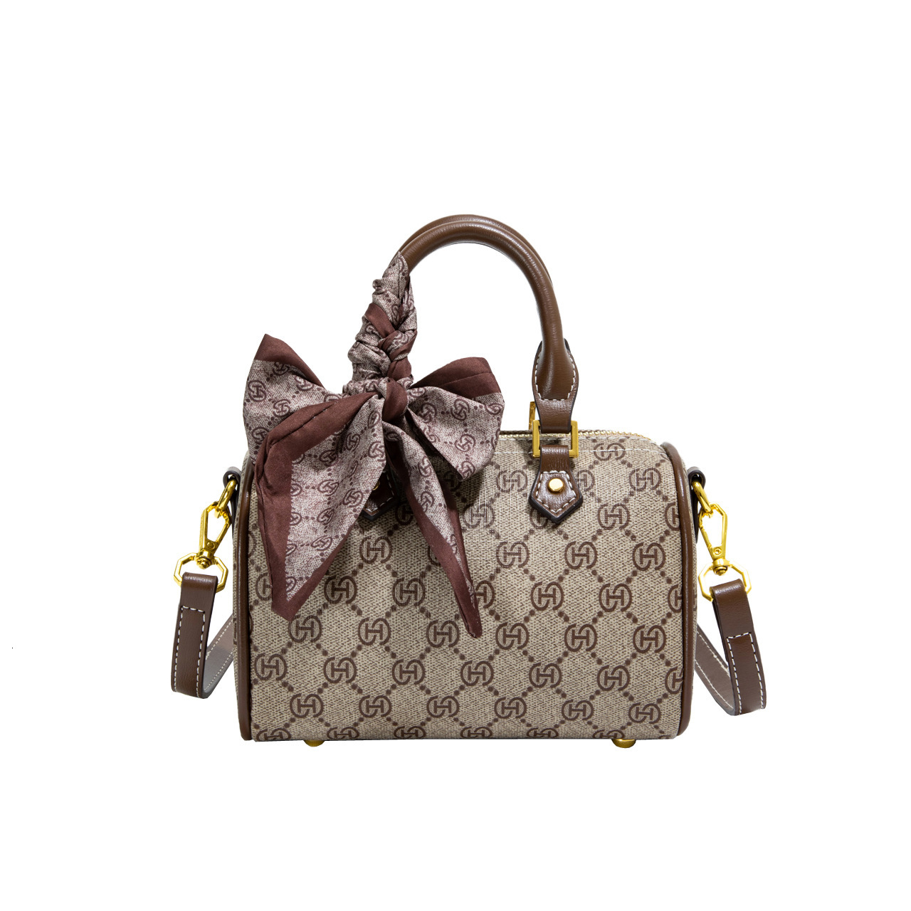 Free shipping designer bag Boston Gray High-End Luxury Commuter Handbag Women Bag 2025 New Crossbody Pillow Bag