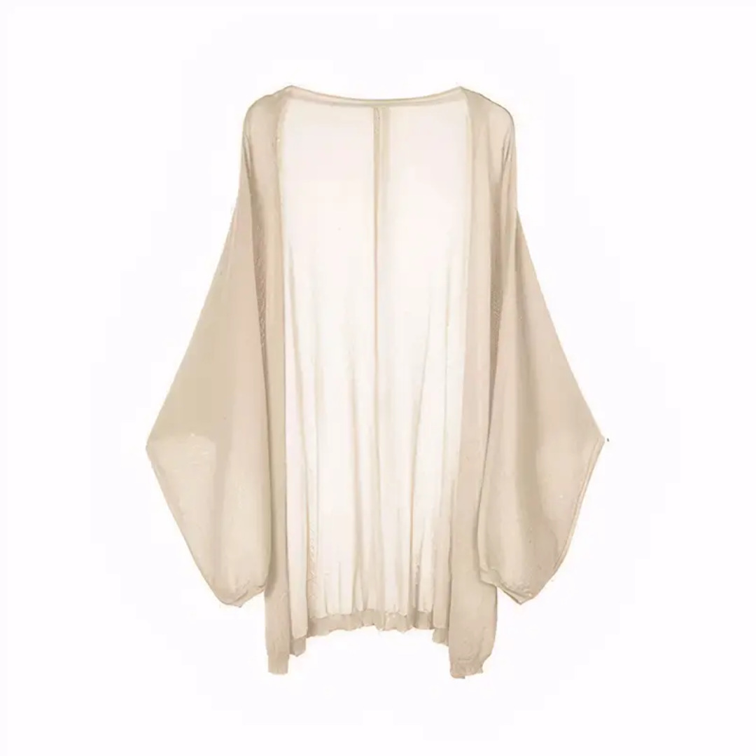 FD215 Summer Korean loose air conditioning blouse thin temperament women's cardigan