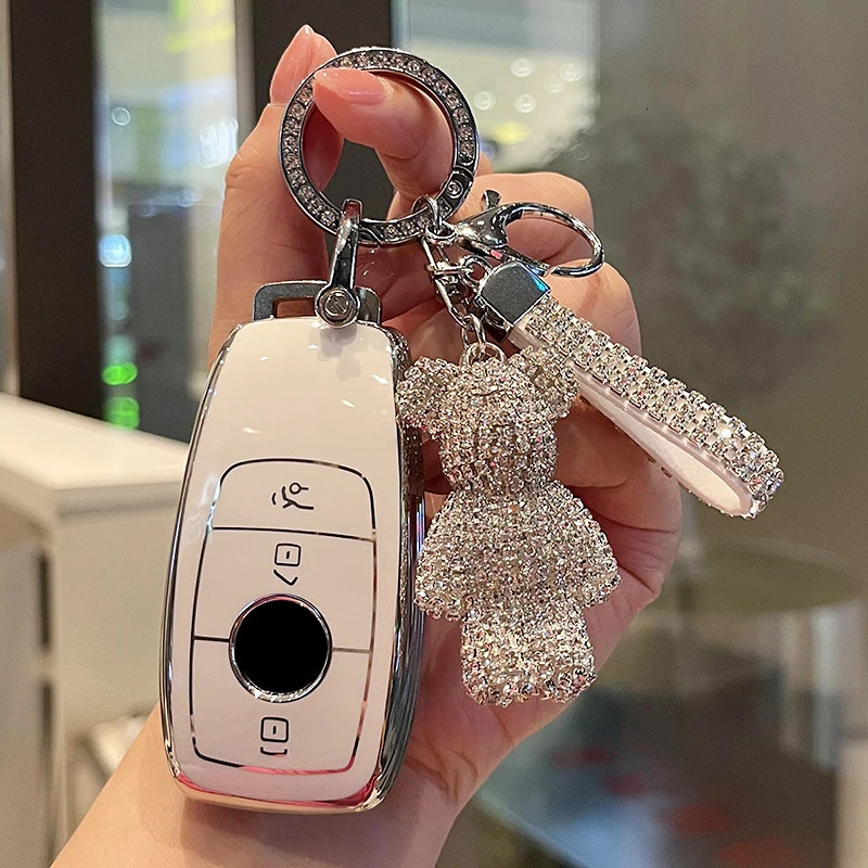 TPU Car Remote Key Case Cover Shell Fob For A C E S G Class GLC CLE CLA GLB GLS W177 W205 W213 W222 X167 AMG 250628