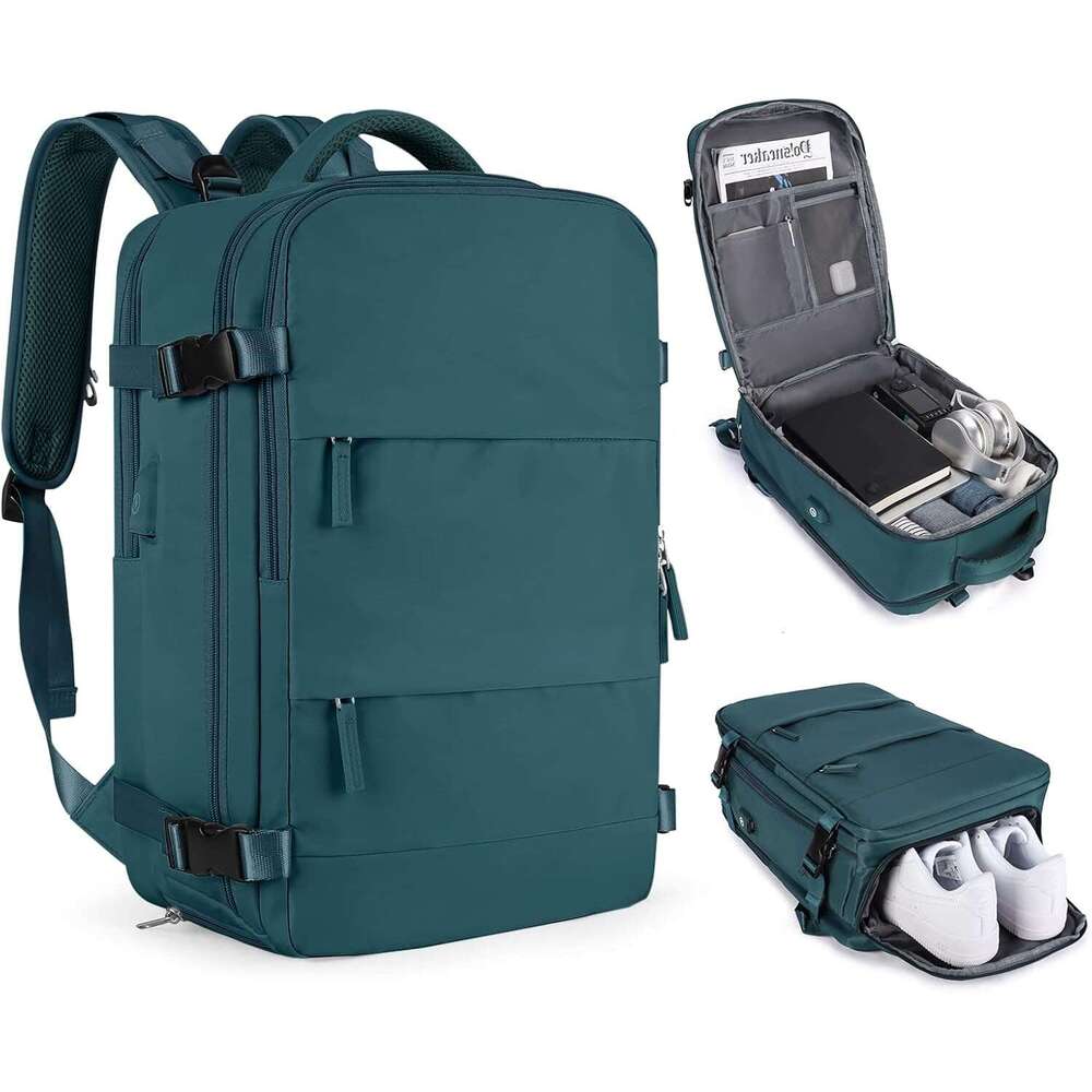 coofay Travel For Women Men Airline Carry On Flight Approved Waterproof Sports Lage Casual Daypack Small Hiking Backpack