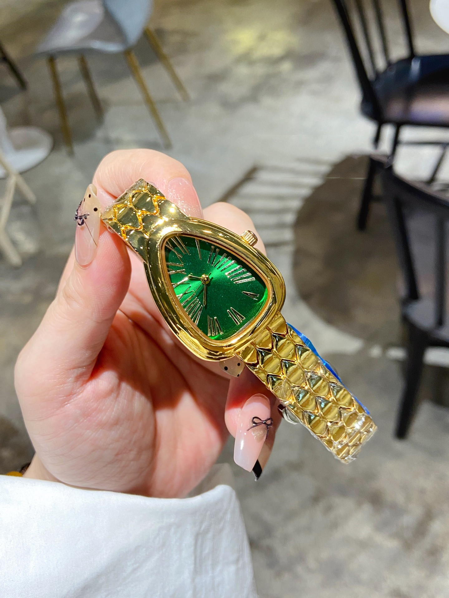 Luxury women's Bracelet BVLGARItiy Women's watch Quartz Watch Gold Heart shaped watch Top brand Diamond Stainless Steel watch Ladies Christmas Valentine's Day gift #66