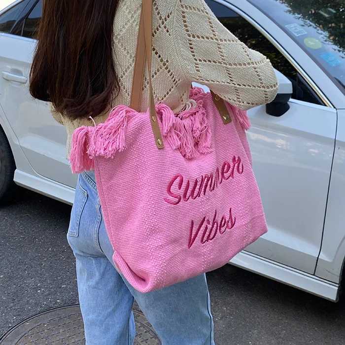 HOT Women Foldable Classics Lady Tote Bag Embroidered Shoulder Bags FAshion Nylon Handbag Bag for TravelXJ250627