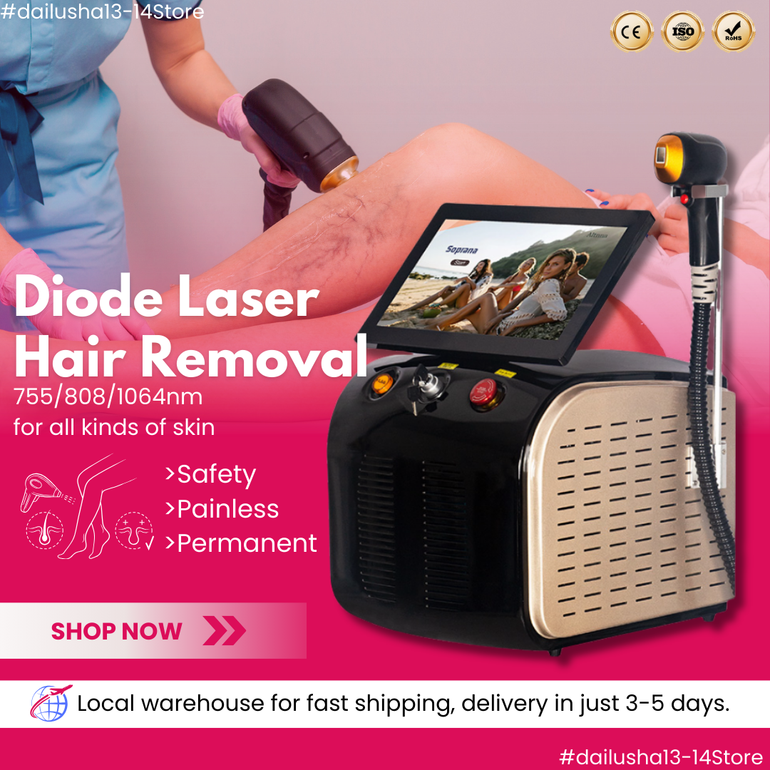 Summer Carnival Permanent Hair Removal Machine 808NM Diode Hair Removal Device 3000W Painless Ice Black Gold Skin Device