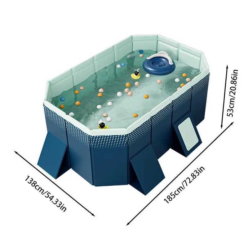 Swimming Pool Non-inflatable Folding Easy Installation Thickened PVC Family Bathing Pool Toy Outdoor Folding Swimming Pool X2506281