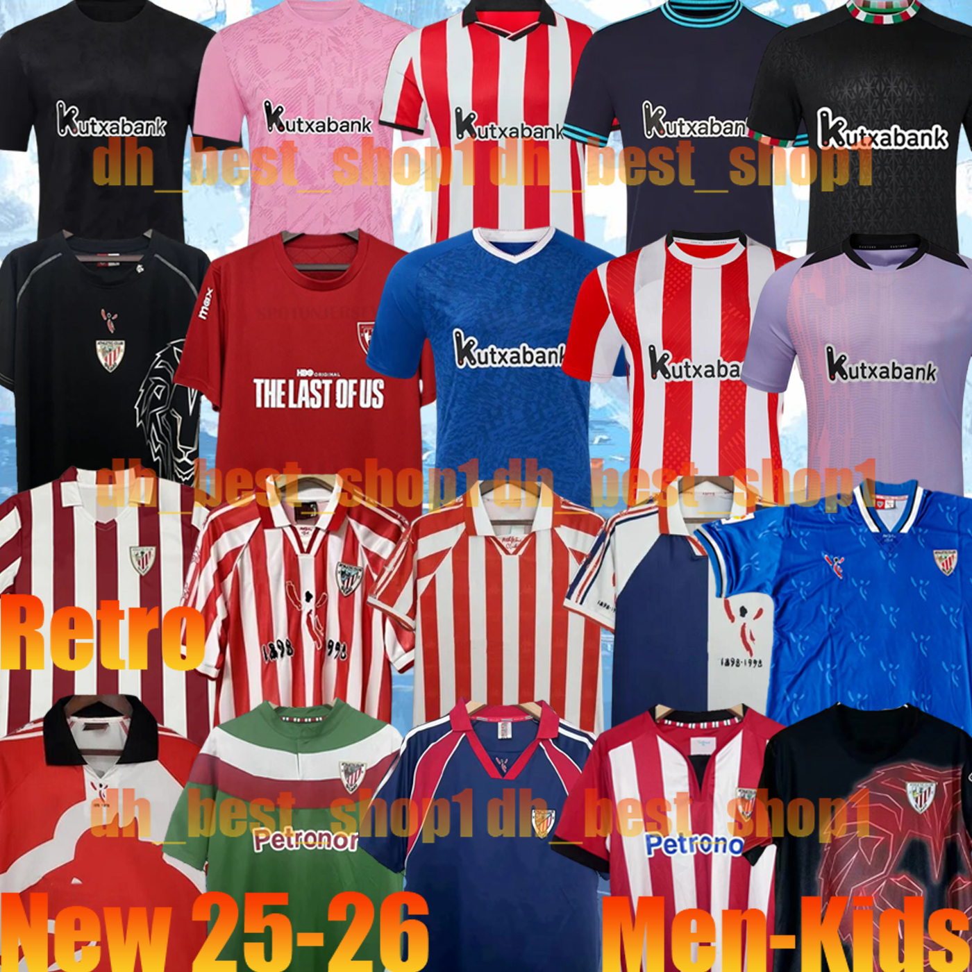 camiseta de Athletic Bilbao 25 26 Soccer Jerseys retro 84 95 97 01 03 08 11 12 GURUZETA BERENGUER MUNIAIN Athletic WILLIAMS JR Football GARCIA VILLALIBRE Bilbao Sancet