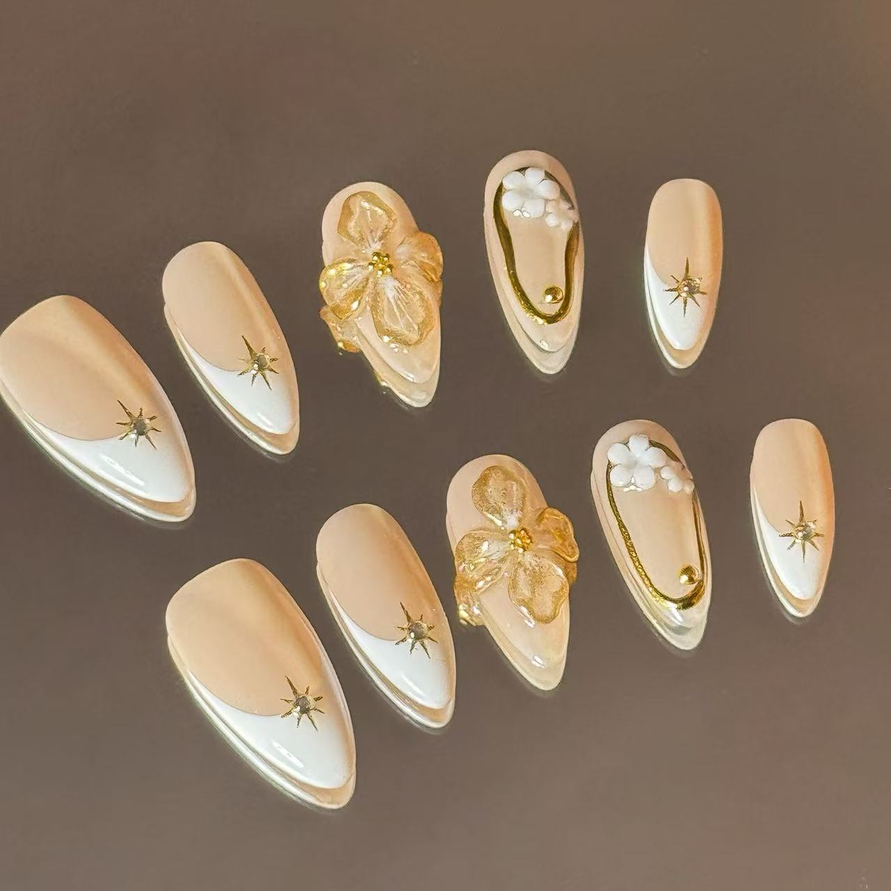 Hand Made Customizable Nail Stickers Long Lasting with a Natural Look