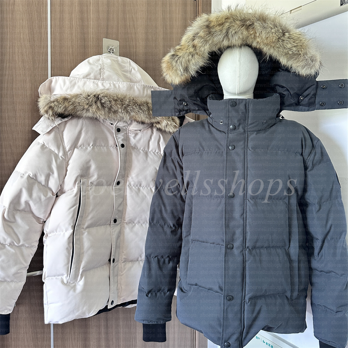 Down jacket Winter Puffer Jackets Coat Real Wolf Fur Homme Outdoor Windbreaker Jassen Outerwear Hooded Manteau Hiver Style warm Parka Doudoune