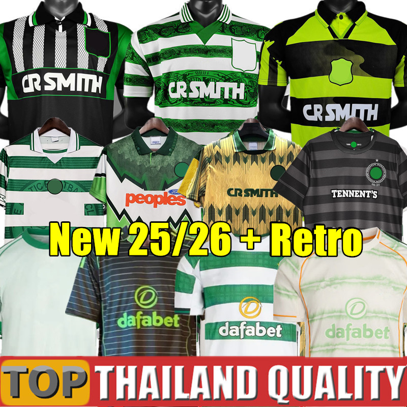 Soccer Jersey Retro 78 80 84 86 92 94 96 97 05 06 football shirt LARSSON SUTTON NAKAMURA KEANE Classic Vintage 1991 1994 2005 2006 DALGLISH jerseys 25 26