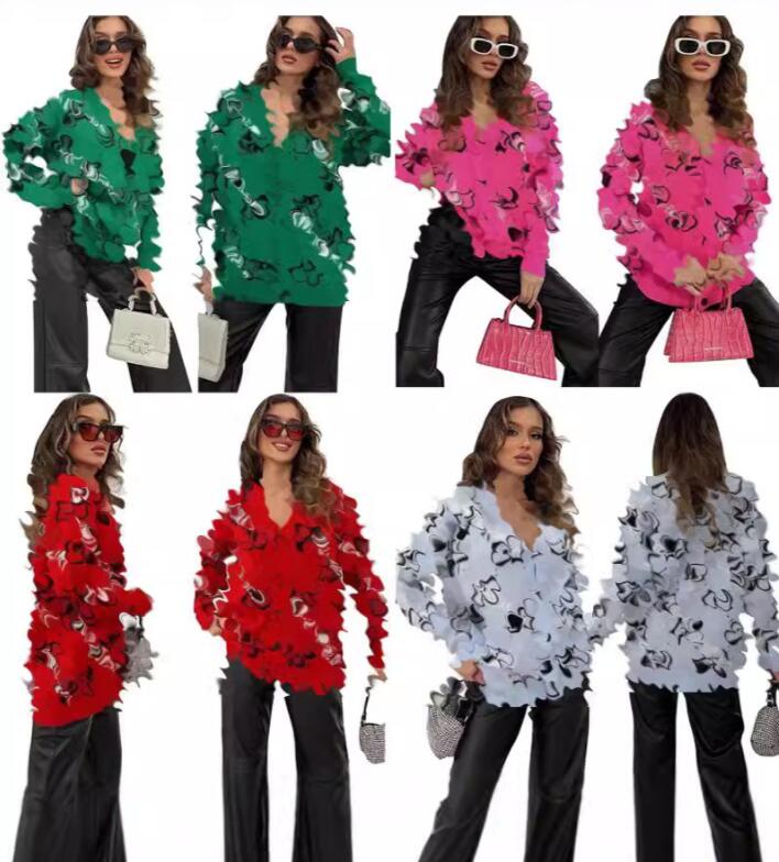 Luxury Woolen Sweaters Cardigan Women Classic Open Stitch Cardigans Crochet Coats