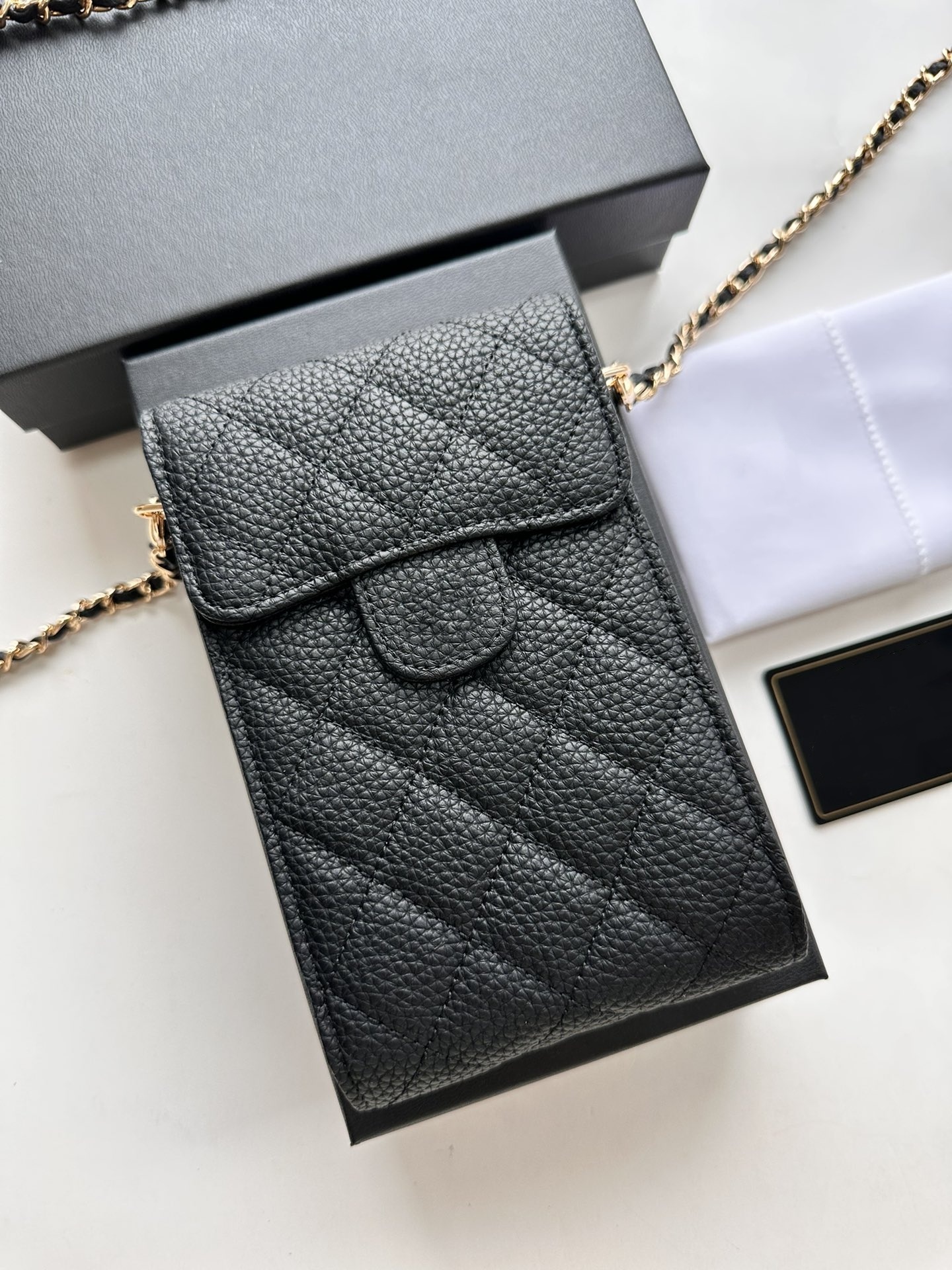 New Fashion Chain Bags Designer Phone Pouch Women shoulder bag luxury Lady messenger Purse classic Crossbody bag Top quality wallet Box