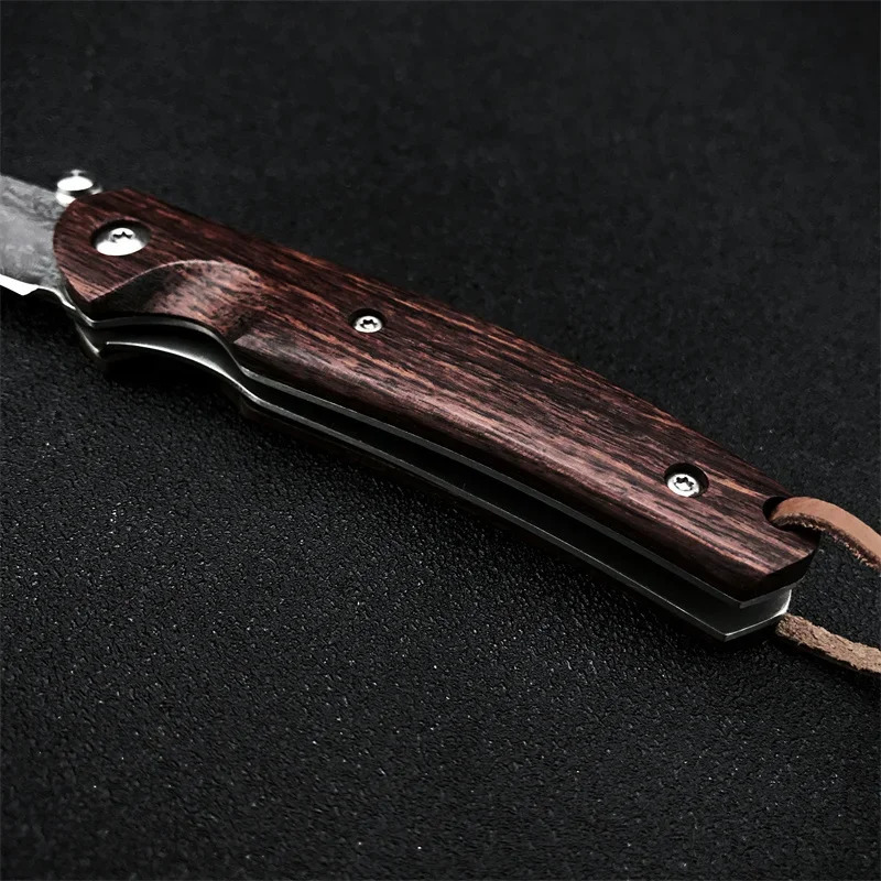 Firewing Damascus Steel Pocket Knife Outdoor tactical hunting military camping multi-purpose EDC pocket knife mens gift 250624