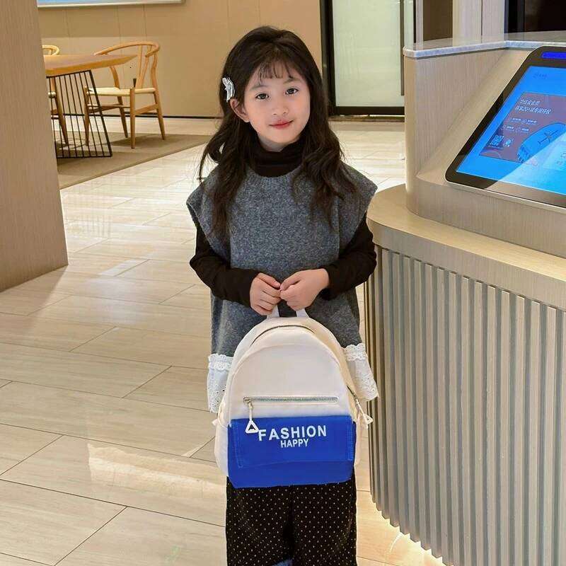 Bags For Girls Solid Junior High School Student Schoolbag Korean Version Laptop Backpack Women Boys