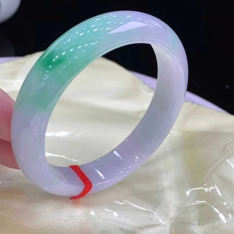 With Certificate Myanmar Natural Emerald Bracelet Spring Colorful Floating Jade Female Gift for Girlfriend 250626