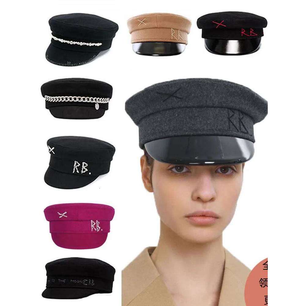 New Winter Women Hats Newsboy Flat letter Militray Caps British Vintage Visor cap