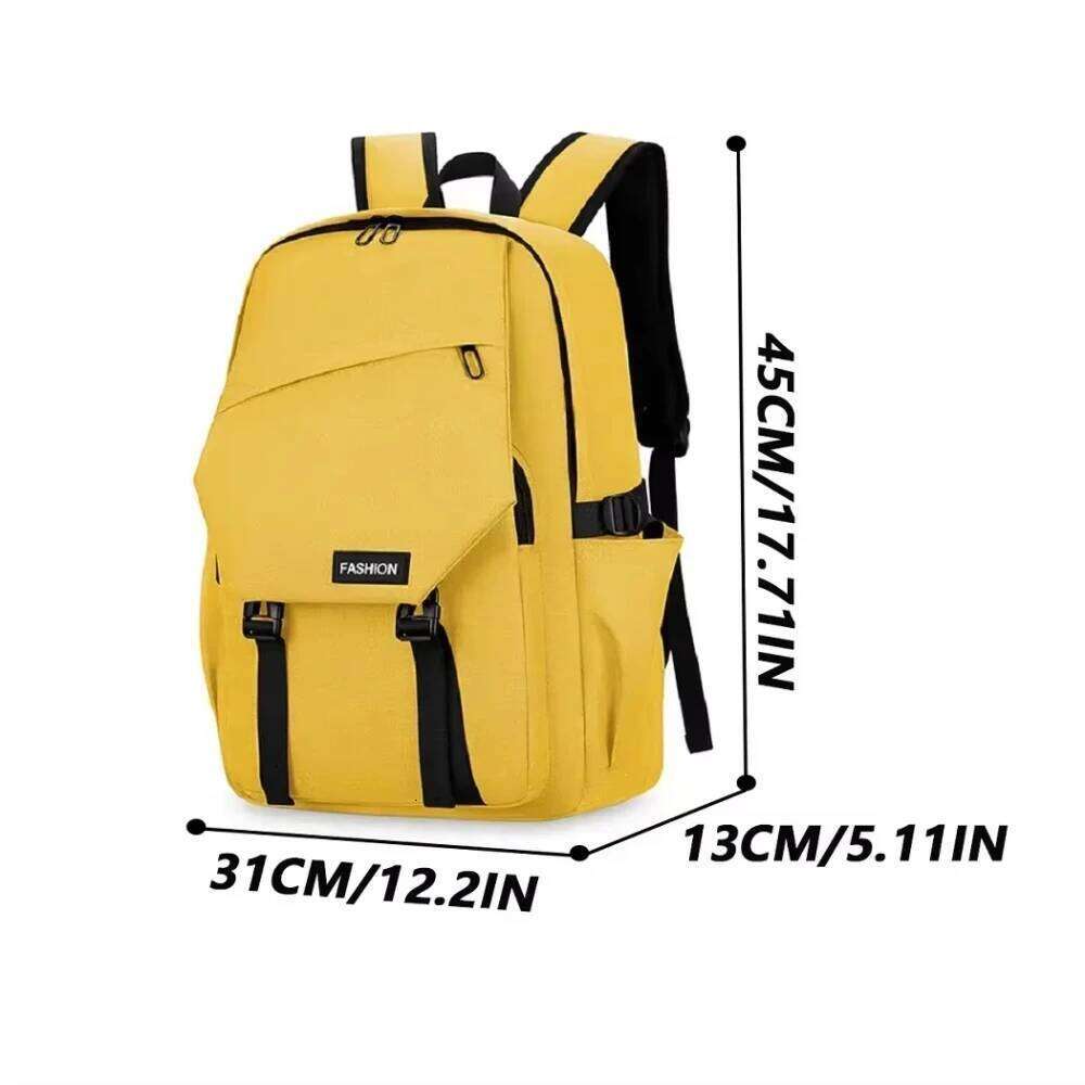 Campus Casual Waterproof Shoulder Backpack Daily Work Life Sports Travel Bags for Men and Women