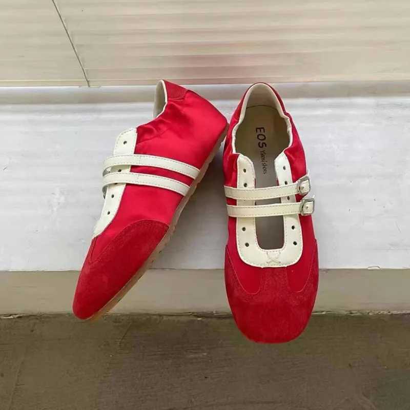 Flats Wens Sports Shoes Fion Sneakers Casual Shallow Loafers Shoes 2025 Summer Walking Ballet Trend Sneakers Wen Y250629