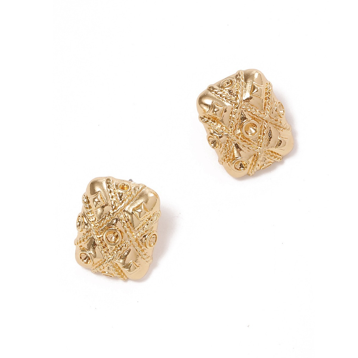 Free shipping designer jewelry Fashion Accessories Commuting French Retro Alloy Earrings Trendy High-end Niche Earrings