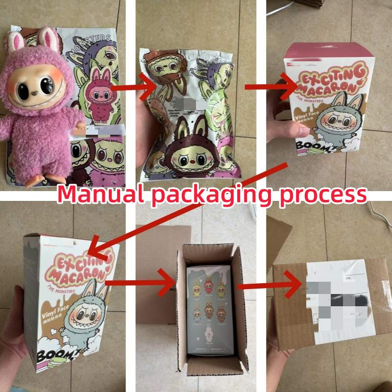 The Monsters V1 V2 V3 Heartbeat aron Enamel Face Blind Box Pvc Figurine Labubu sitting party Kawaii Doll Kid Christmas GiftsT250318