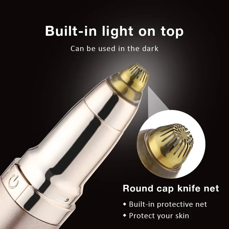 Heating Eyelash Curler Multifunctional 2-in-1 Electric Eyelash Curler And Eyebrow Trimmer Eyebrow Shaver Ear Nose Hair Trimmer 250627